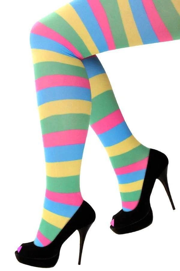 Panty strepen multicolour