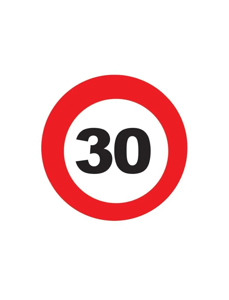 30 jarige verkeersbord bierviltjes