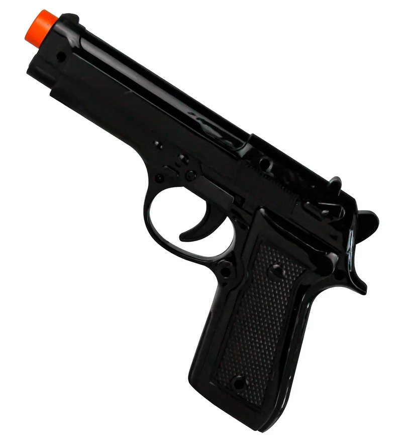 Nep pistool zwart Bram