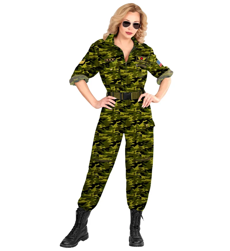 Straaljager pilote Mandy camouflage