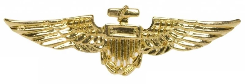 Broche goud Vliegenier