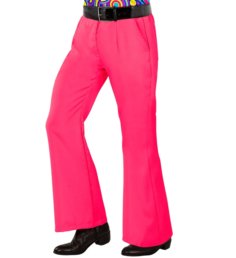 Jaren 70 broek roze
