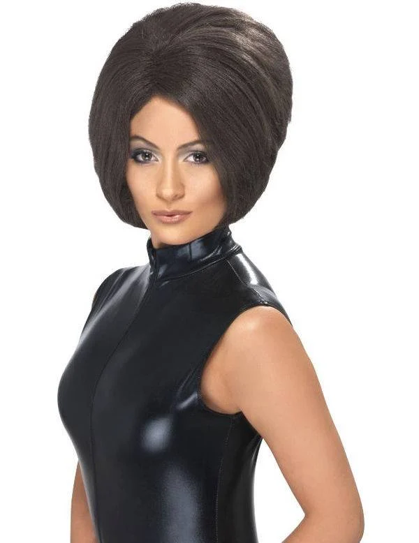 Posh Power pruik bruin