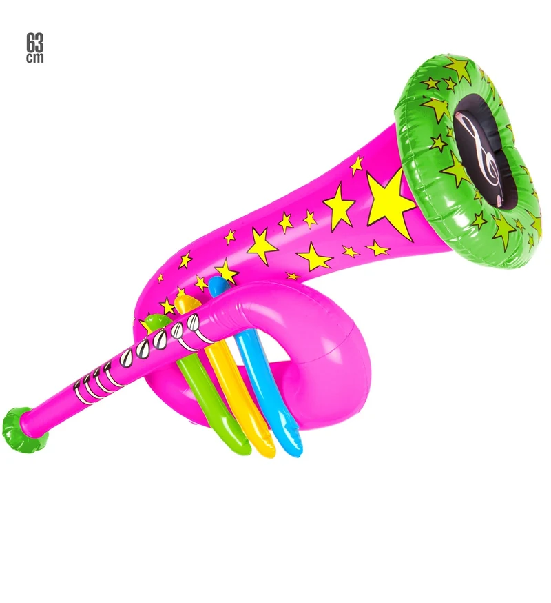 Opblaasbare tuba Chris roze
