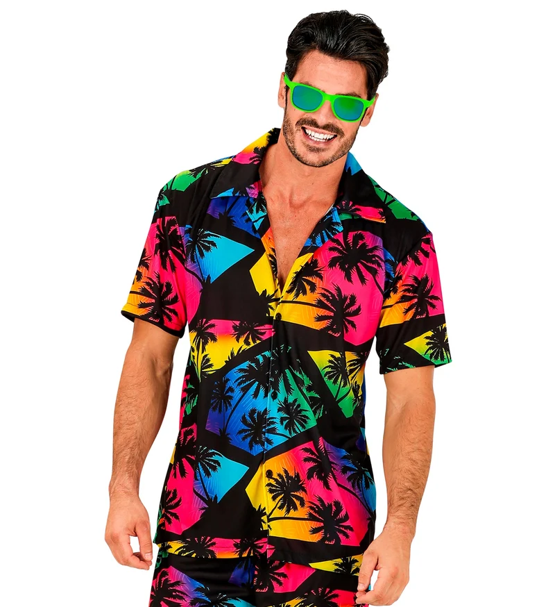 Zomer partyshirt Palmtrees