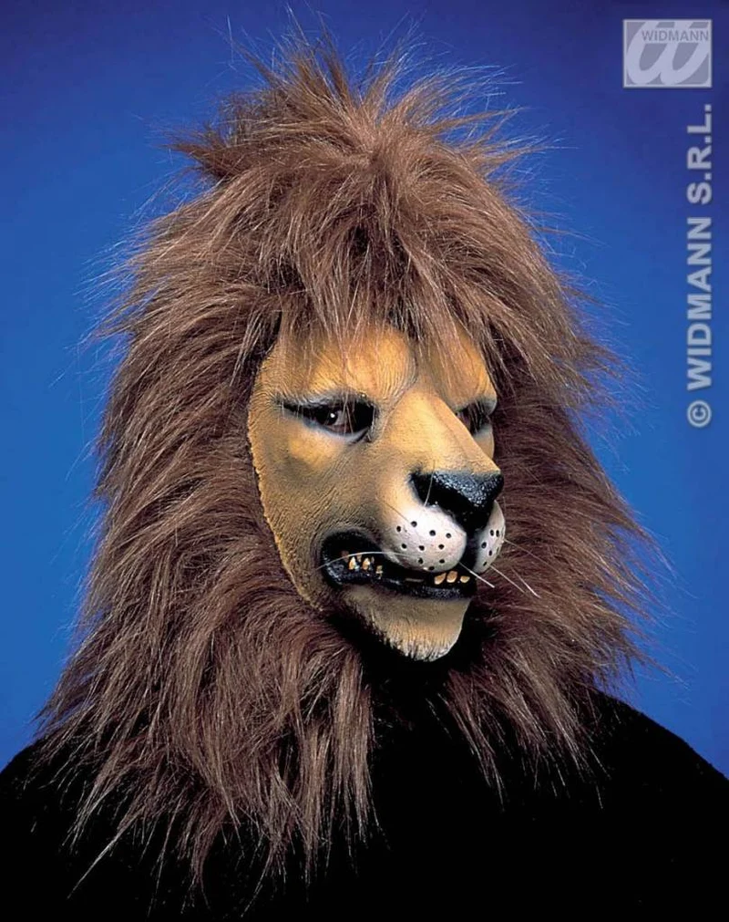 Leeuwen masker met haar