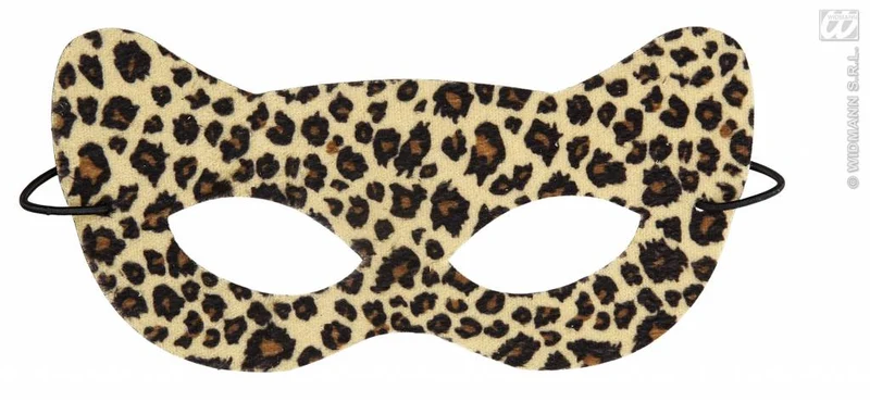 Oogmasker luipaard soft