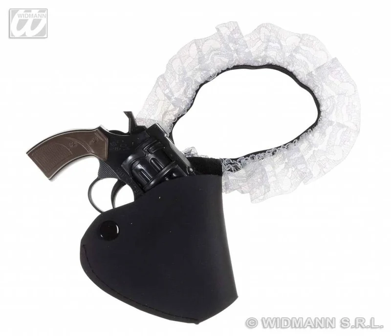 Kousenband met pistool