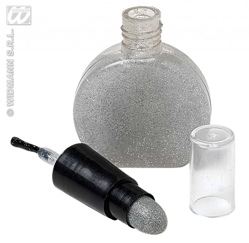 Combi nagellak en lippenstift zilver