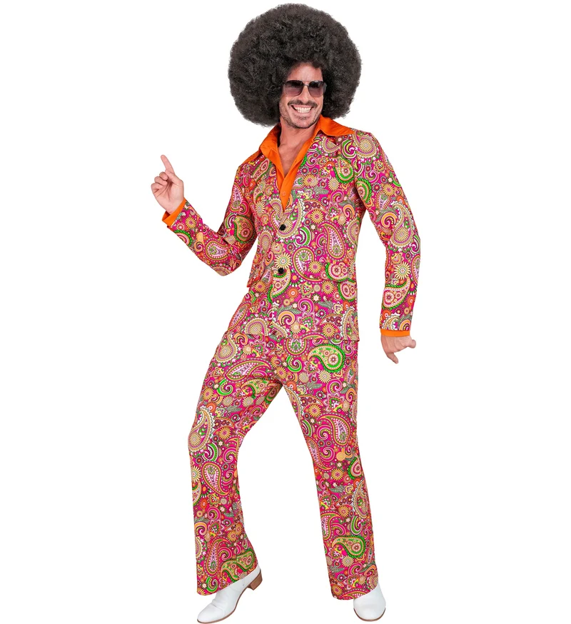 Jaren 70 kostuum paisley
