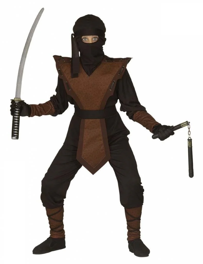 Bruine Ninja pak kind