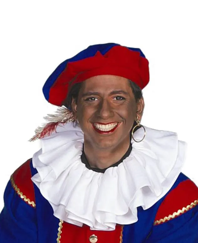 Kraag Piet bistretch wit