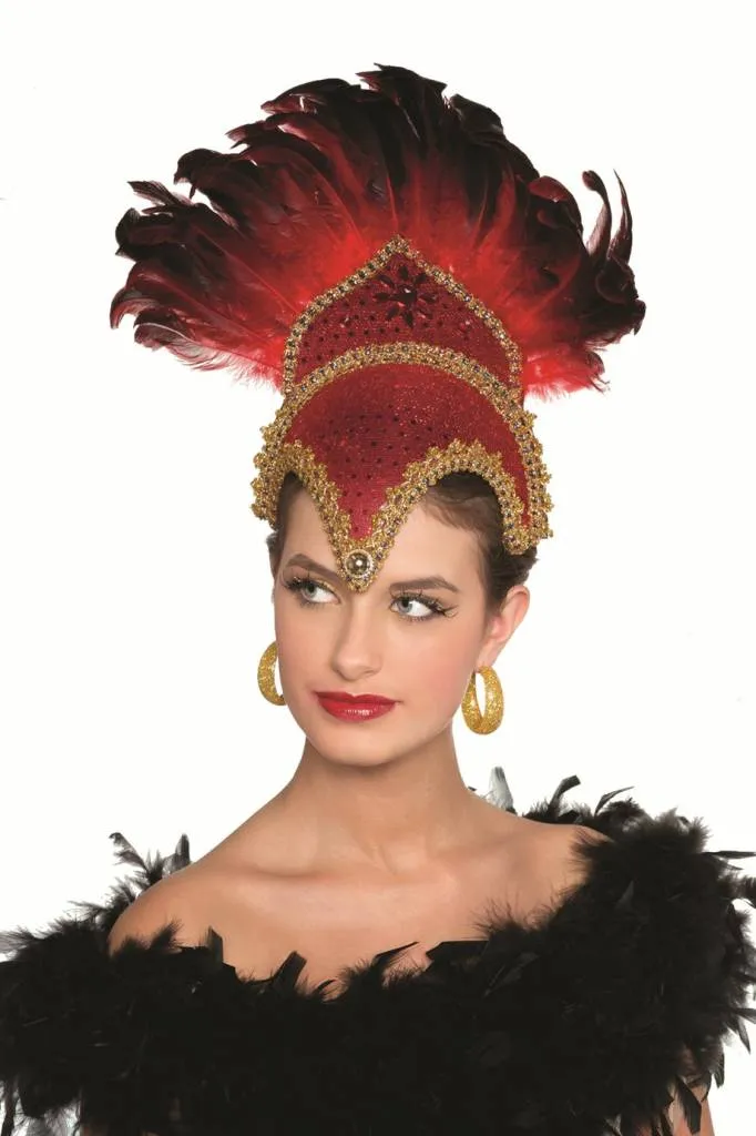 Braziliaanse hoofdtooi elite rood