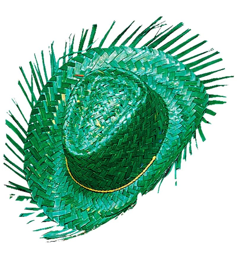 Strohoed groen Rens