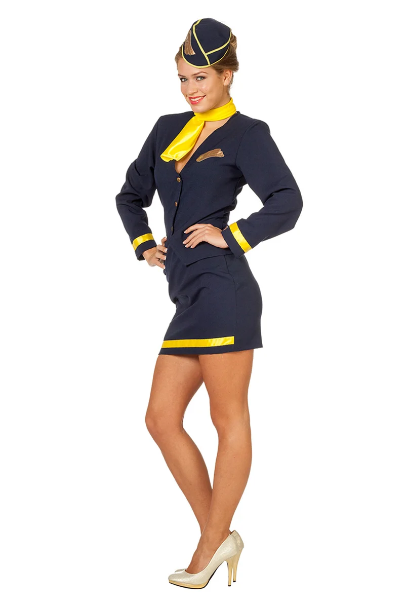 Stewardess kostuum luxe