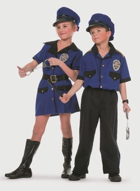 Politie jongen kostuum