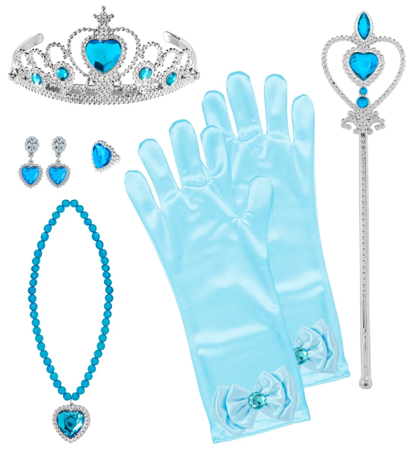 Prinses set Anna blauw