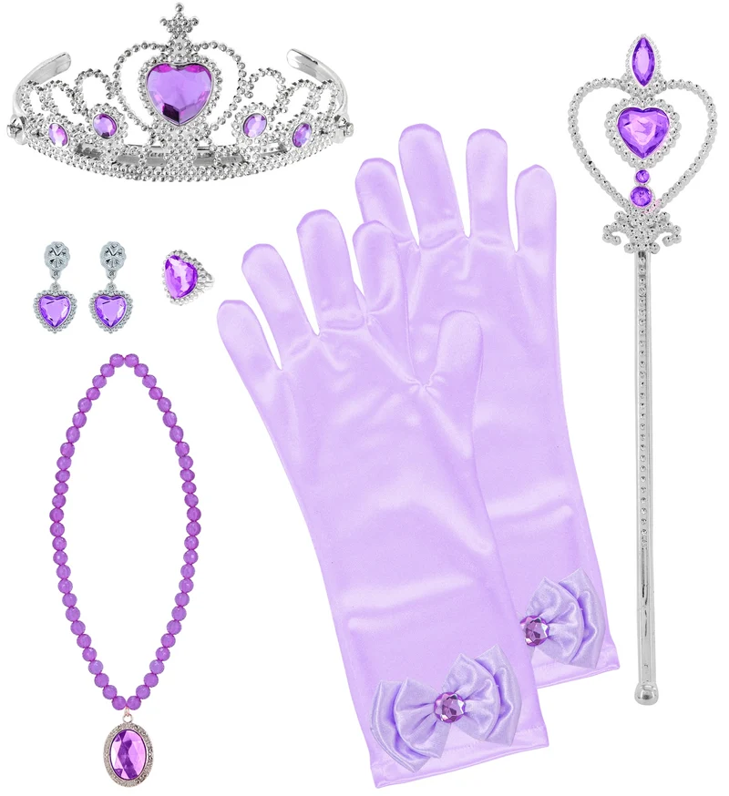 Prinses set Anna paars