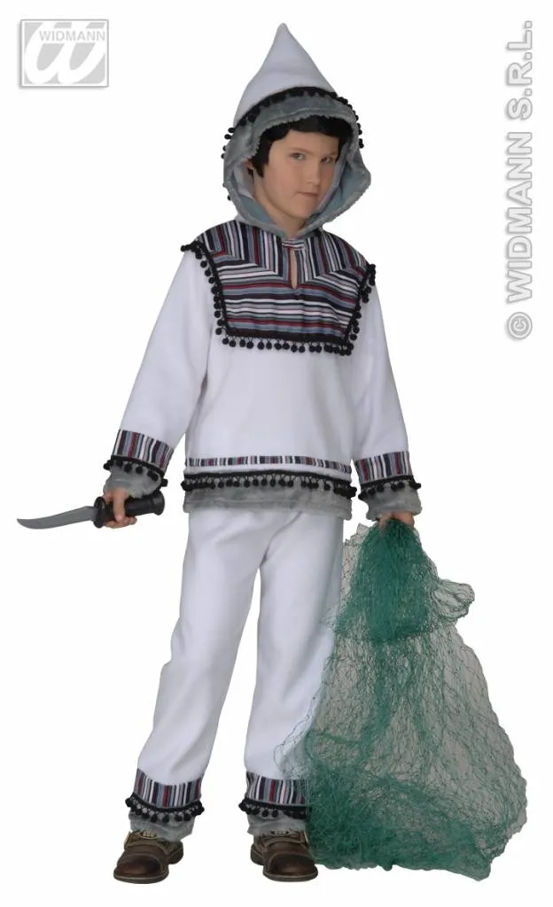 Eskimo kostuum satijn jongen/meisje