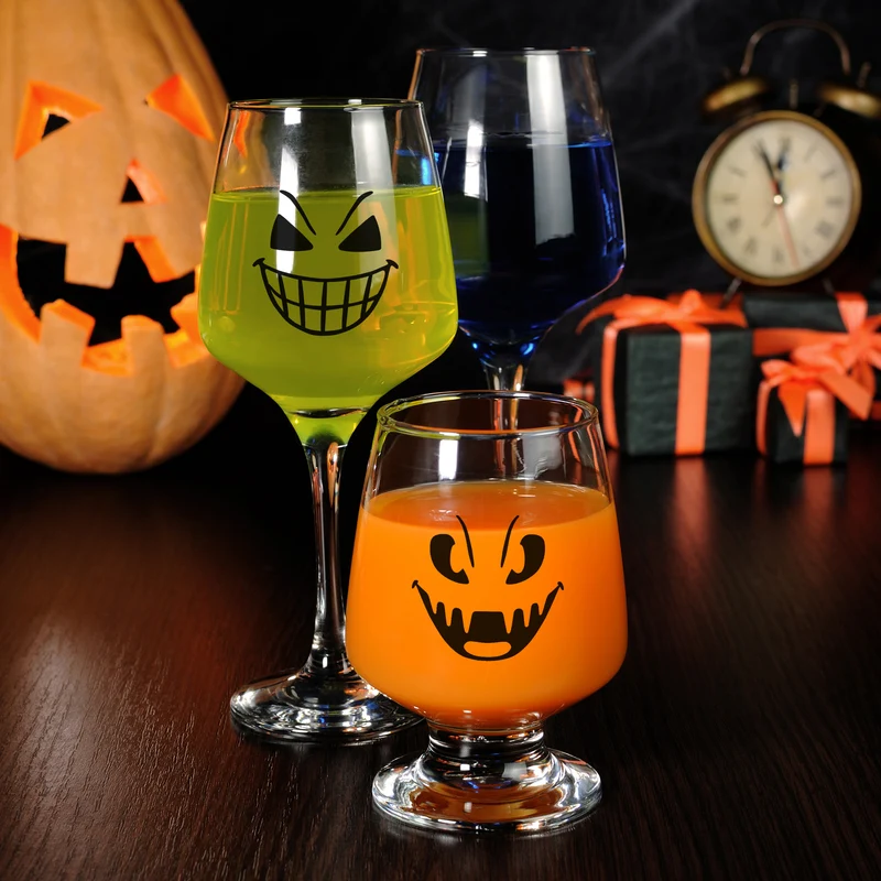 Halloween stickers voor op glas