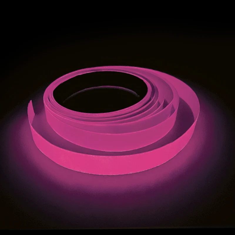 Glow in the dark tape roze