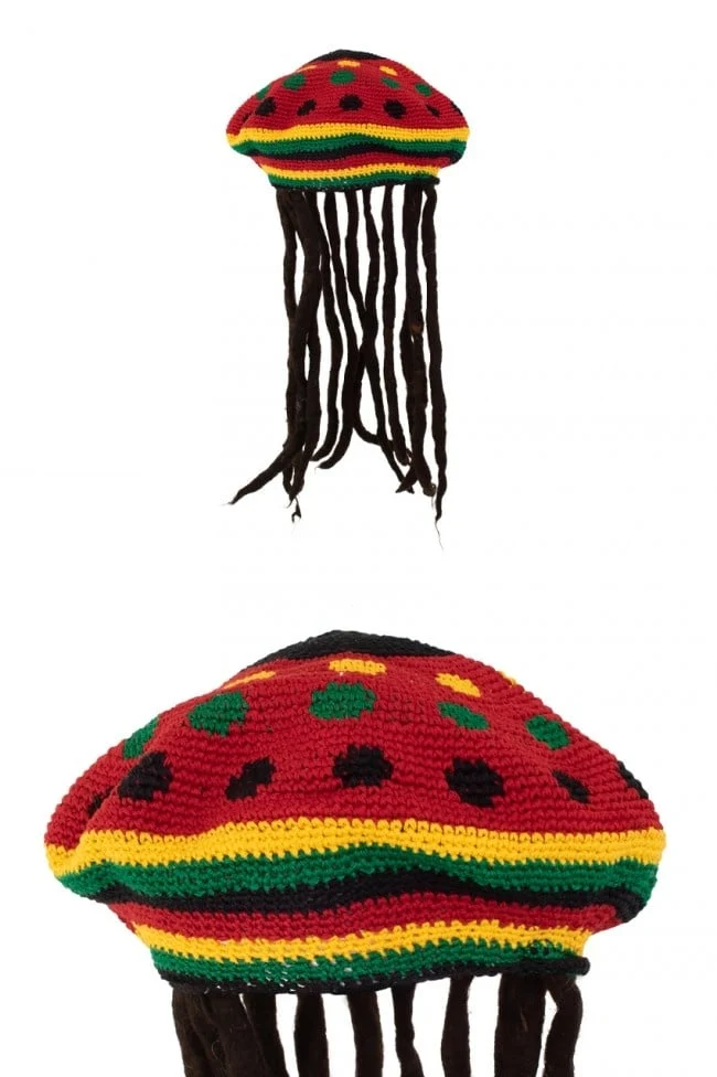 Bob Marley pet met rasta haar