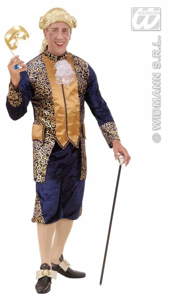 Markies kleding fluweel blauw