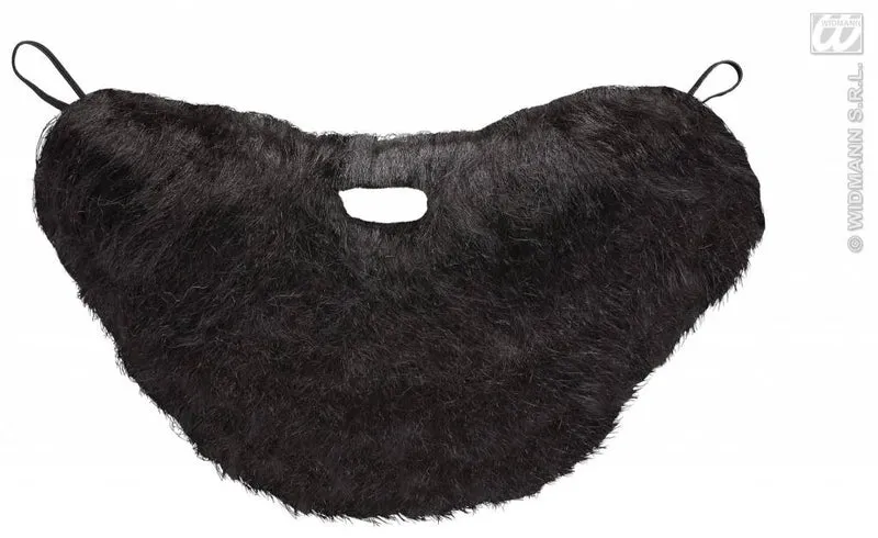 Baard met snor zwart