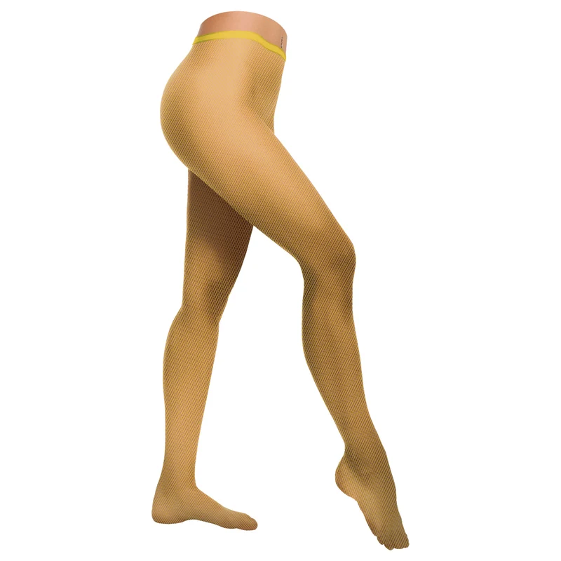 Gele visnet panty