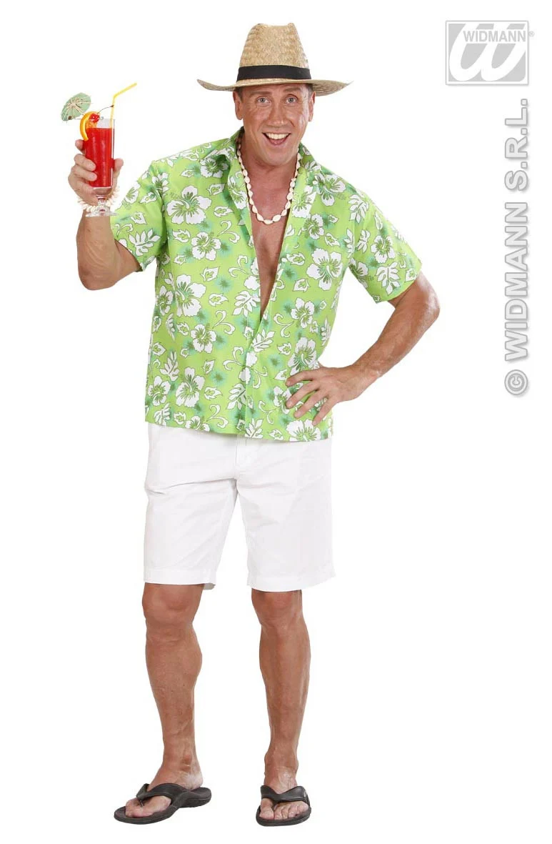 Hawaii shirt groen