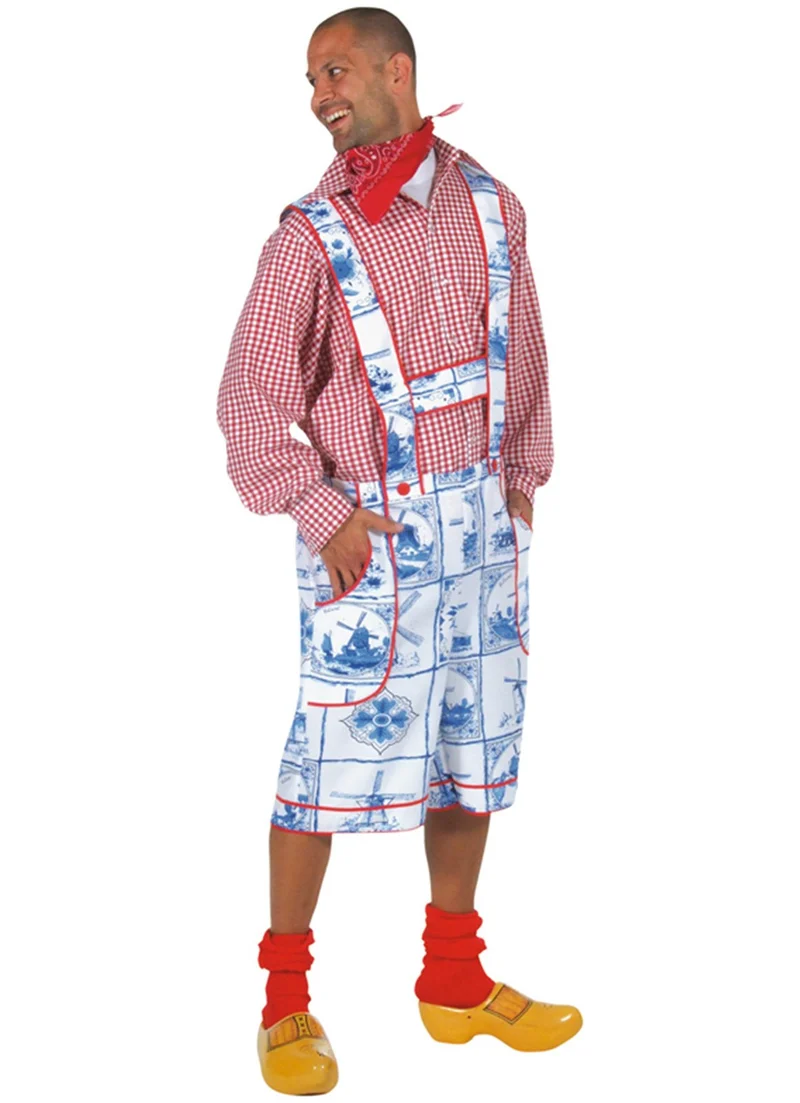 Tiroler broek delfts blauw