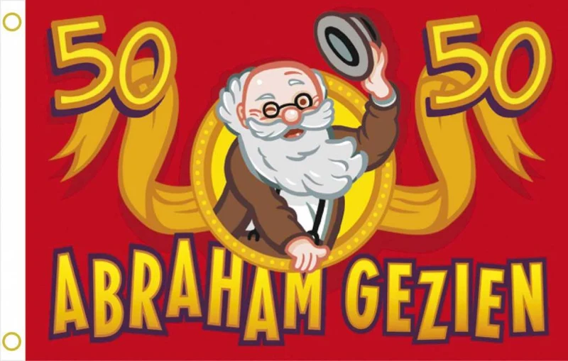 Abraham vlag 90 x 60 cm