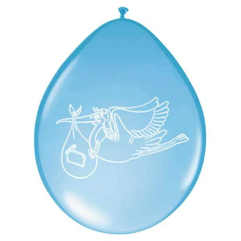 Ballonnen geboorte blauw