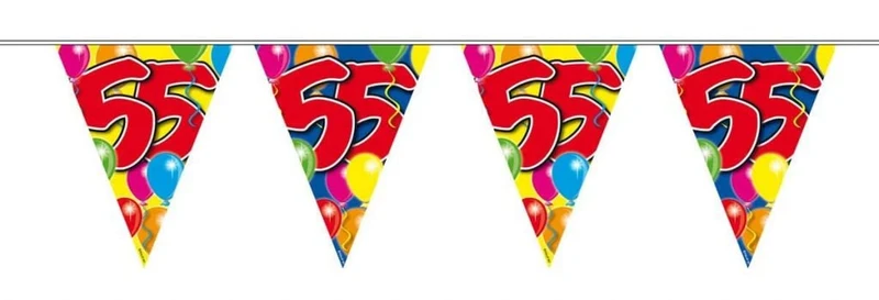 Vlaggenlijn leeftijd '55'