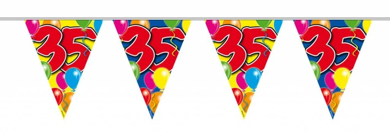 Vlaggenlijn leeftijd '35'