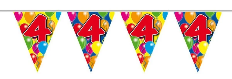 Vlaggenlijn leeftijd 4 jaar