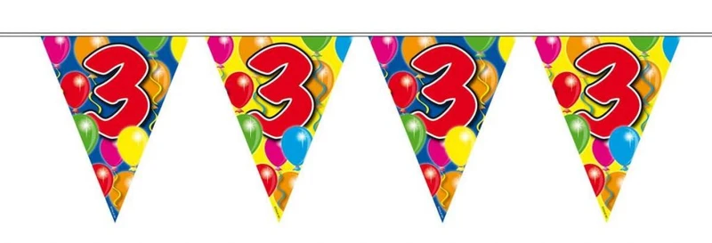 Vlaggenlijn leeftijd '3'
