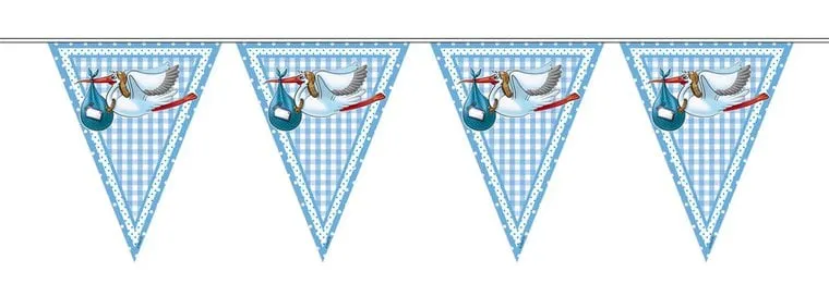 Vlaggenlijn Ooievaar blauw