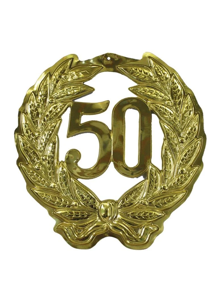 Wanddeco 50 jaar 45cm