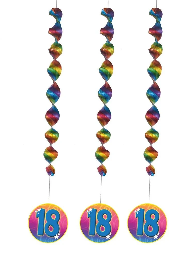 Hangdecoratie 18 jaar