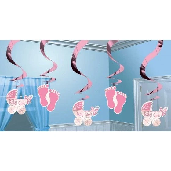 Decoratie spiraal it's a girl