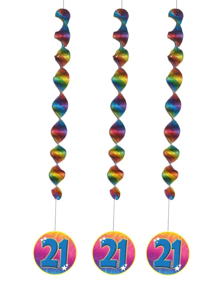 Hangdecoratie 21 jaar