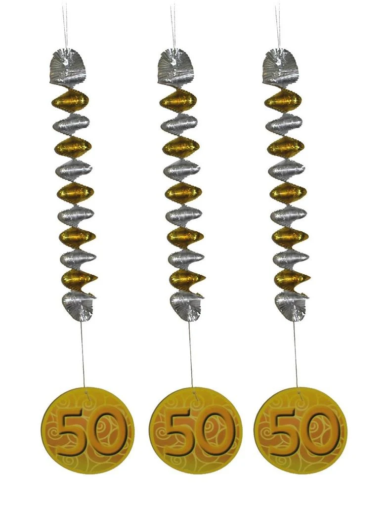 Hangdeco cijfer 50e verjaardag