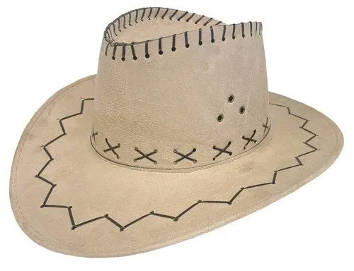 Hoed Cowboy Suede Taupe