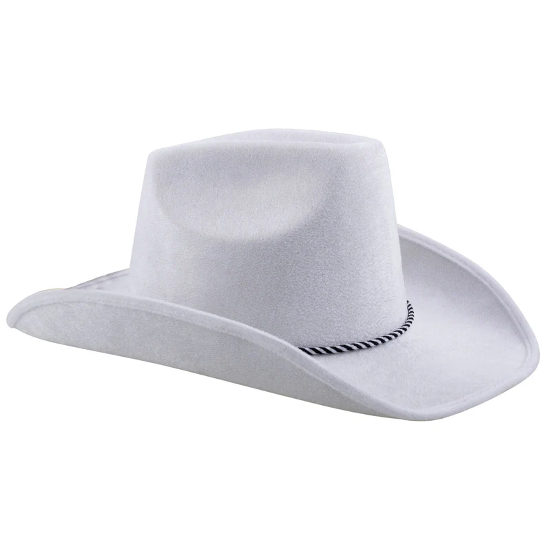 Cowboyhoed in de kleur wit