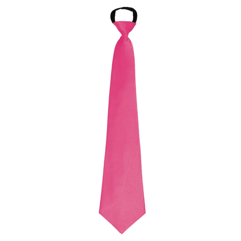 Roze disco stropdas