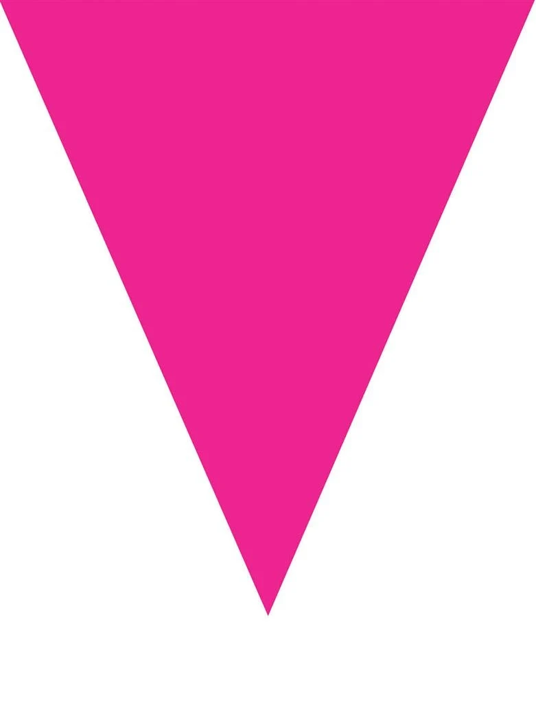Roze/Fuchsia vlaggenlijn slinger 5mtr.