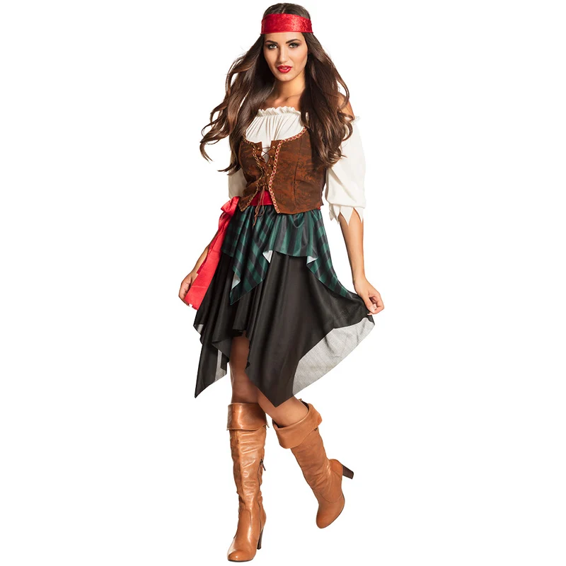 Piraten carnavalskostuum dames