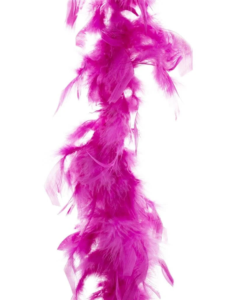 Veren boa in paars/roze 45gr