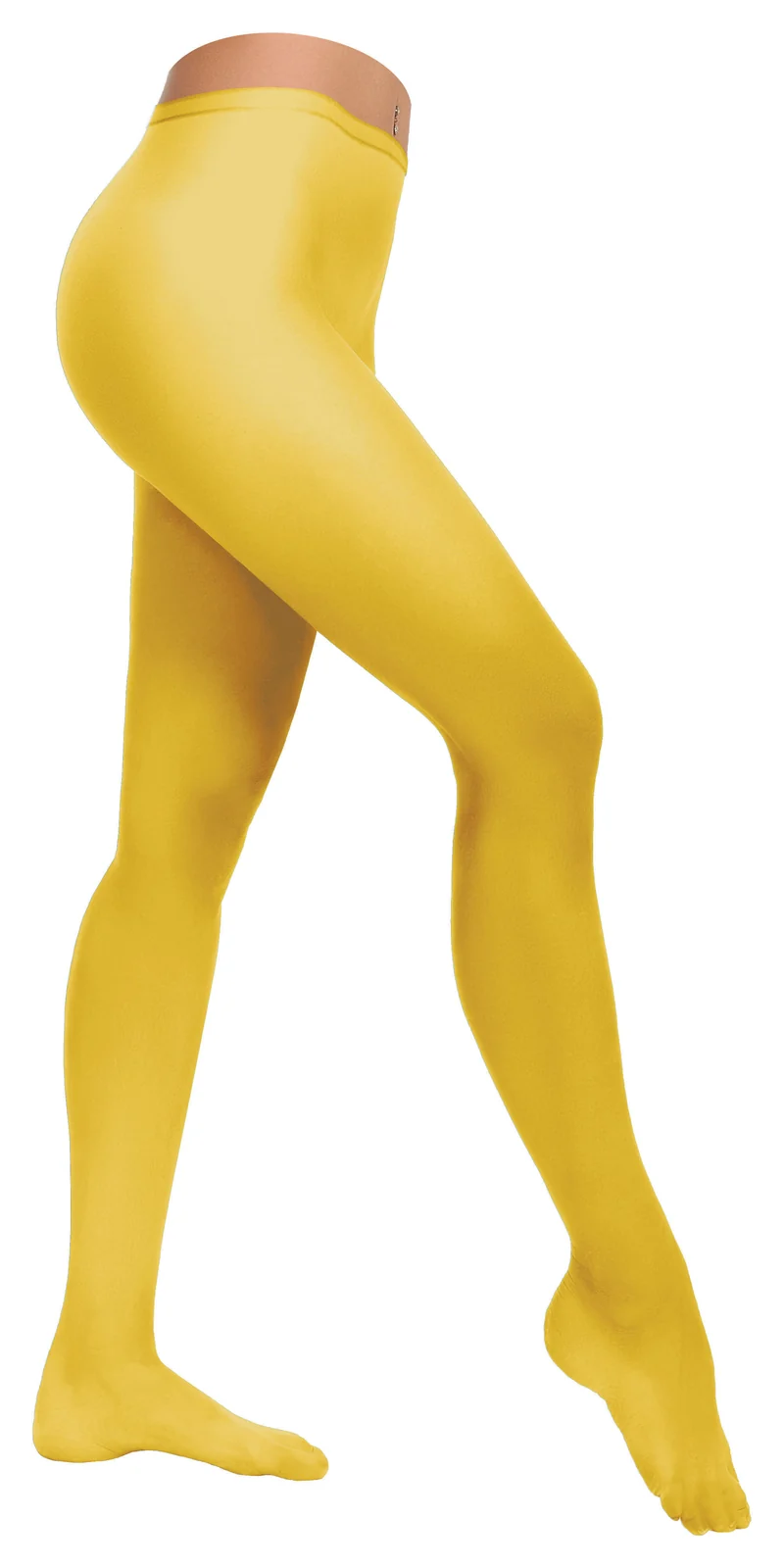 Gele disco panty kinderen